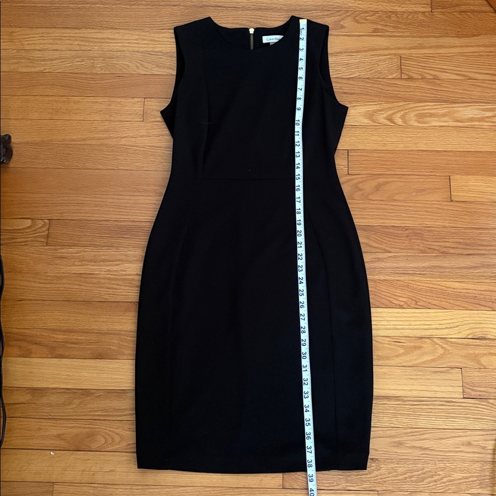 Calvin Klein Black Midi Sleeveless Dress - Picture 9 of 10